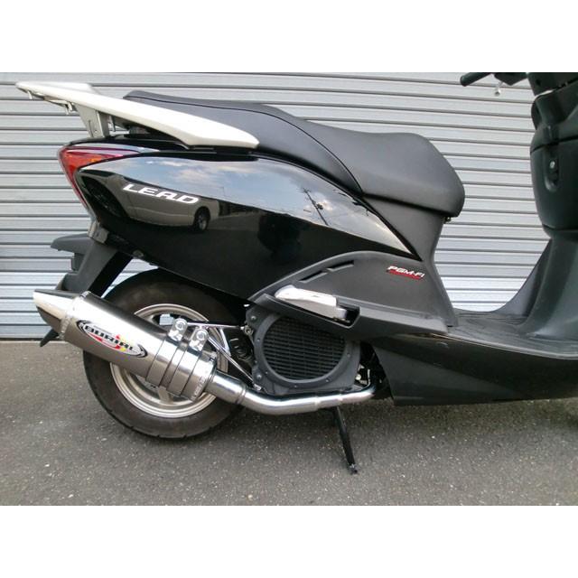 BURIAL ベリアル スティンガー／グリード カラー：ブラック リード110 HONDA ホンダ フルエキゾーストマフラー マフラー