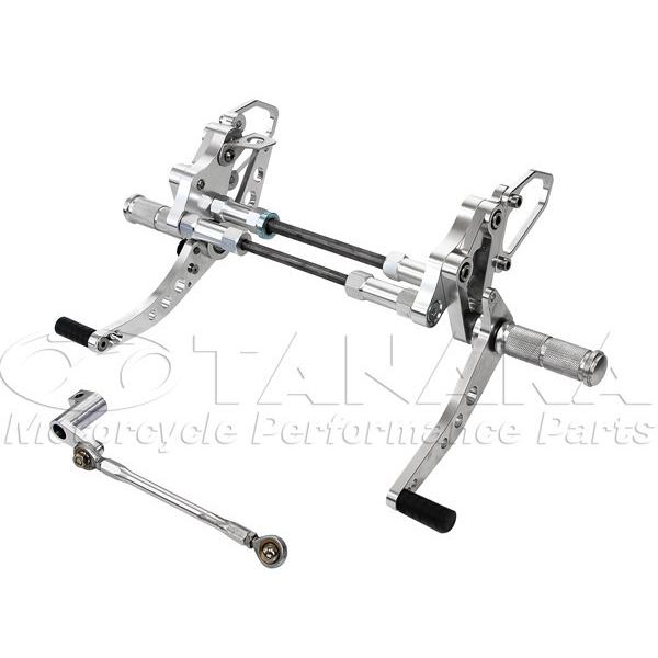 田中商会(TANAKA) タナカショウカイ 6V アルミ製バックステップキット ドラムブレーキ用 ダックス ダックス70 マイティダックス (ST90) HONDA ホンダ ステップ | ブランド登録なし