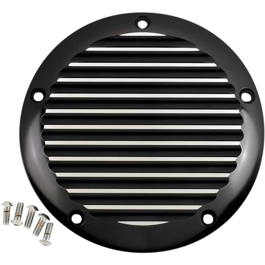 JOKER MACHINE ジョーカーマシーン ダービーカバー ブラック/シルバーフィン FL 【COVER DRBY BLK/SLVFIN [1107-0478]】 HARLEY-DAVIDSON ハーレーダビッドソン