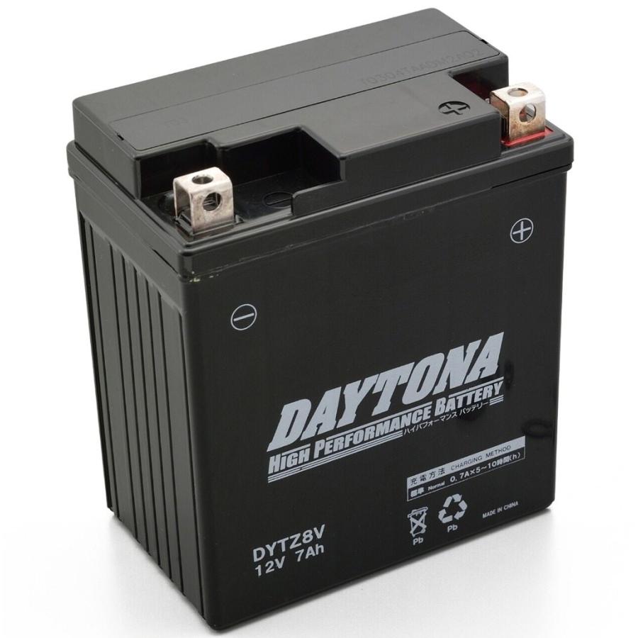 DAYTONA デイトナ ハイパフォーマンスバッテリー 液入り充電済 【DYTZ8V】｜webike