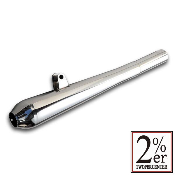 2%er（ツーパーセンター） スリップオン ラウンドメガホンマフラー