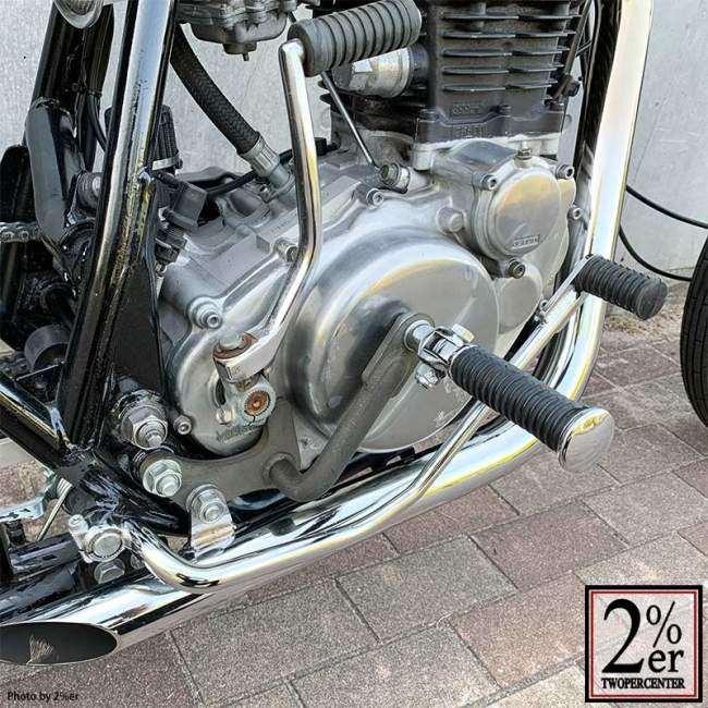 新品未使用　2%er ツーパーセンター ミッドハイステップキット　SR400 2%er ツーパーセンター ミッドハイステップキット 仕上げ