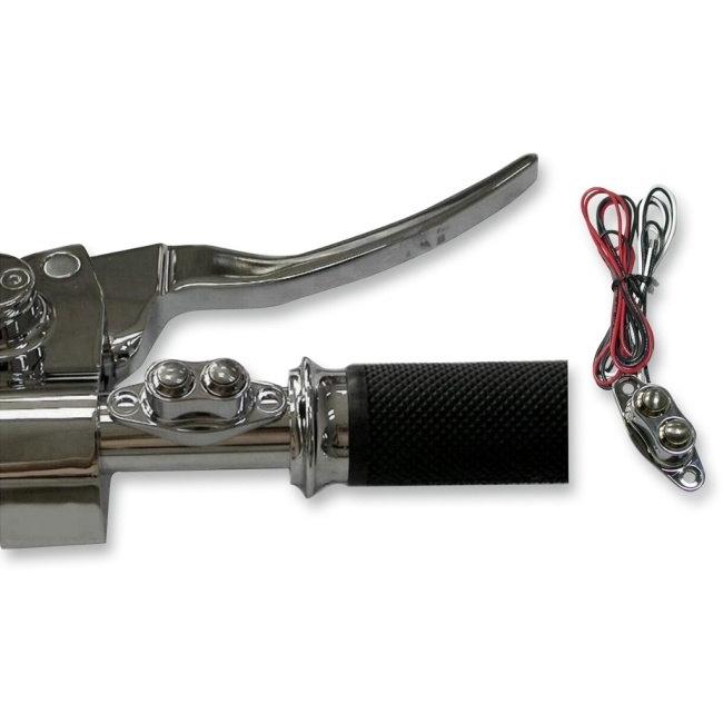 Drag Specialties ドラッグスペシャリティーズ Duet Handlebar Switch Kit［0616-0204］ ハンドルスイッチ・スイッチボックス ハンドル周辺パーツ ハンドルの画像