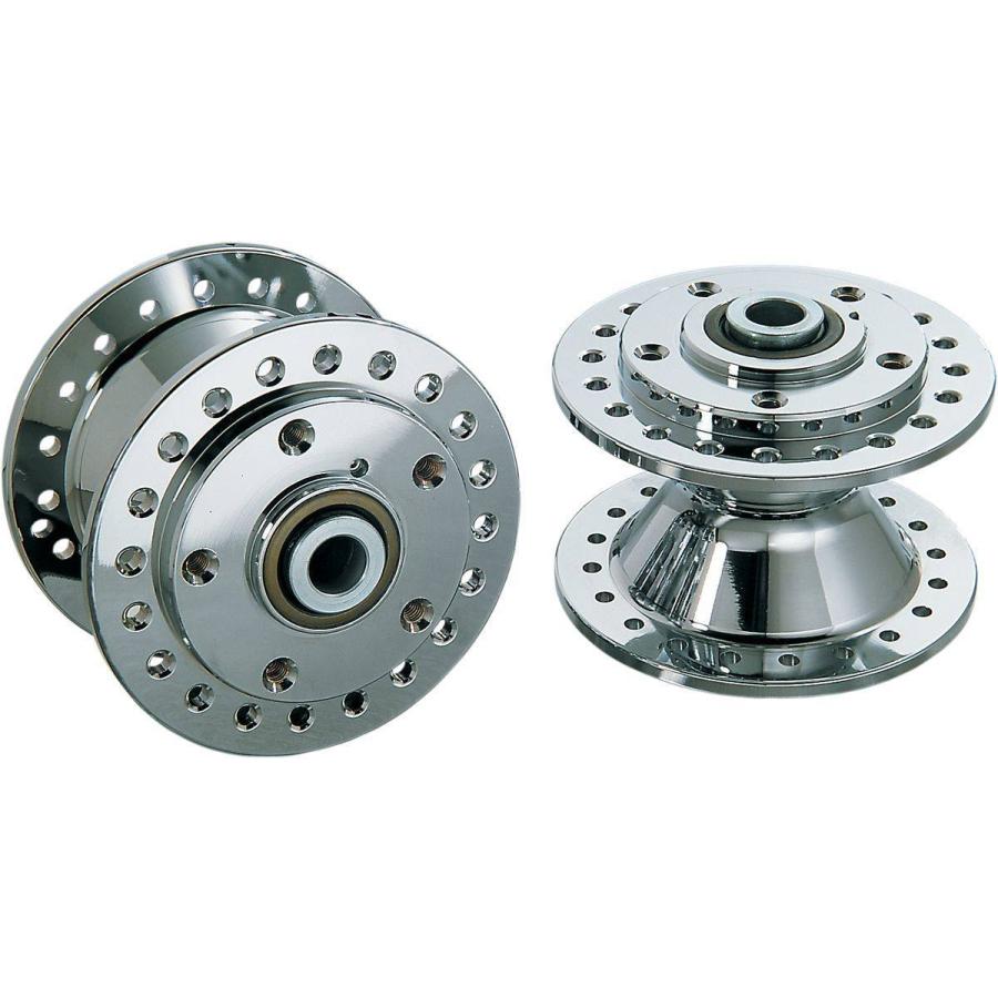 Drag Specialties ドラッグスペシャリティーズ フロントハブ クローム XL/FXR 1984-99用 【CHR HUB 84-99 XL，FXR FRNT [DS-380028]】 ハブ ホイール関連