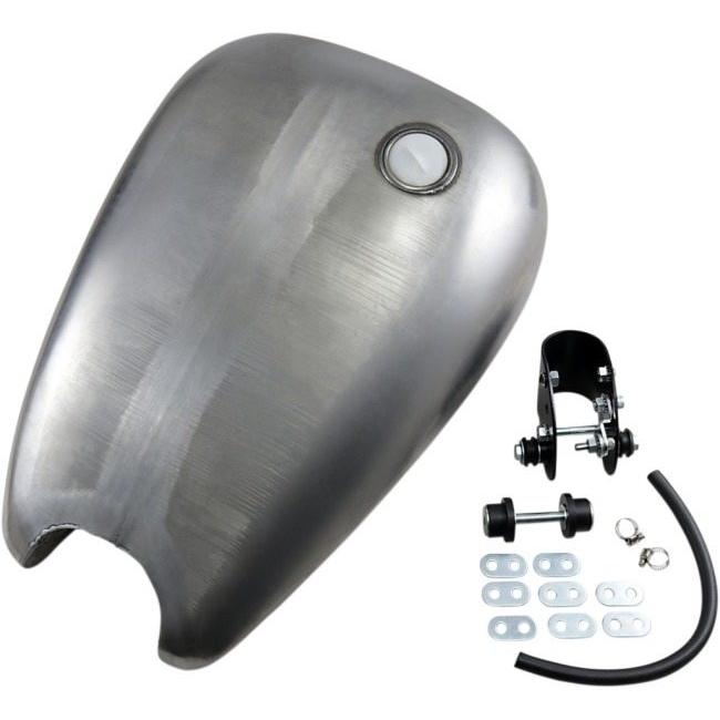 Drag Specialties ドラッグスペシャリティーズ Extended Smooth-Top QuickBob Rubber-Mount Gas Tank［DS-391352］ HARLEY-DAVIDSON ハーレーダビッドソン 外装