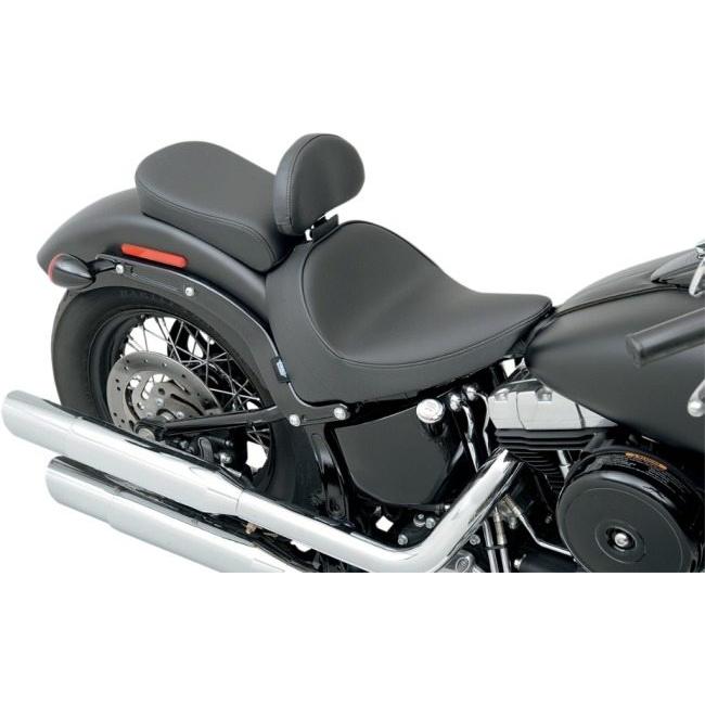 Drag Specialties ドラッグスペシャリティーズ Backrest Compatible Solo Seat Smooth［0802-0784］ Blackline FXS Softail Slim FLS S FLSS シート シート関連_1