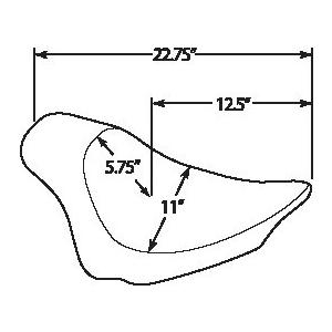 Drag Specialties ドラッグスペシャリティーズ EZ-ON Mount Solo Seat［0802-0804］ HARLEY-DAVIDSON ハーレーダビッドソン シート シート関連 外装の画像