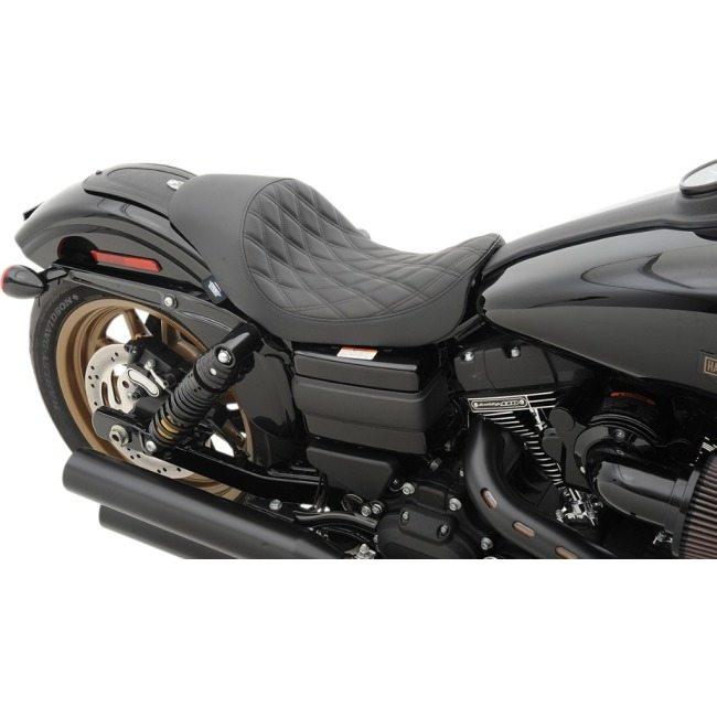 Drag Specialties ドラッグスペシャリティーズ 3/4 Low Solo Seat Diamond［0803-0543］ HARLEY-DAVIDSON ハーレーダビッドソン シート シート関連 外装