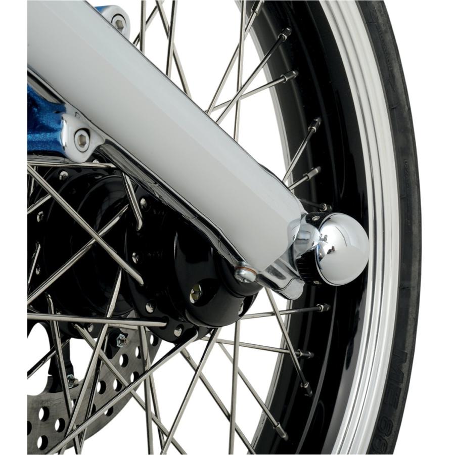 LA CHOPPERS エルエーチョッパーズ アクスルキャップ DOME クローム 【AXLE CAPS DOME CHR [0214-0650]】｜webike｜02