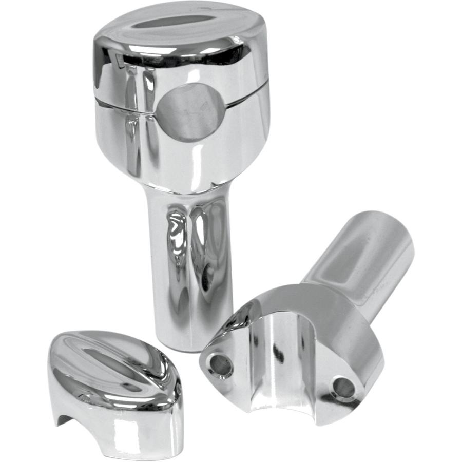 LA CHOPPERS エルエーチョッパーズ ライザーシステム 1” MOHAWK 4” クローム 【RISERS CHR [0602-0473]】 ハンドルポスト・ハンドルライザー ハンドル