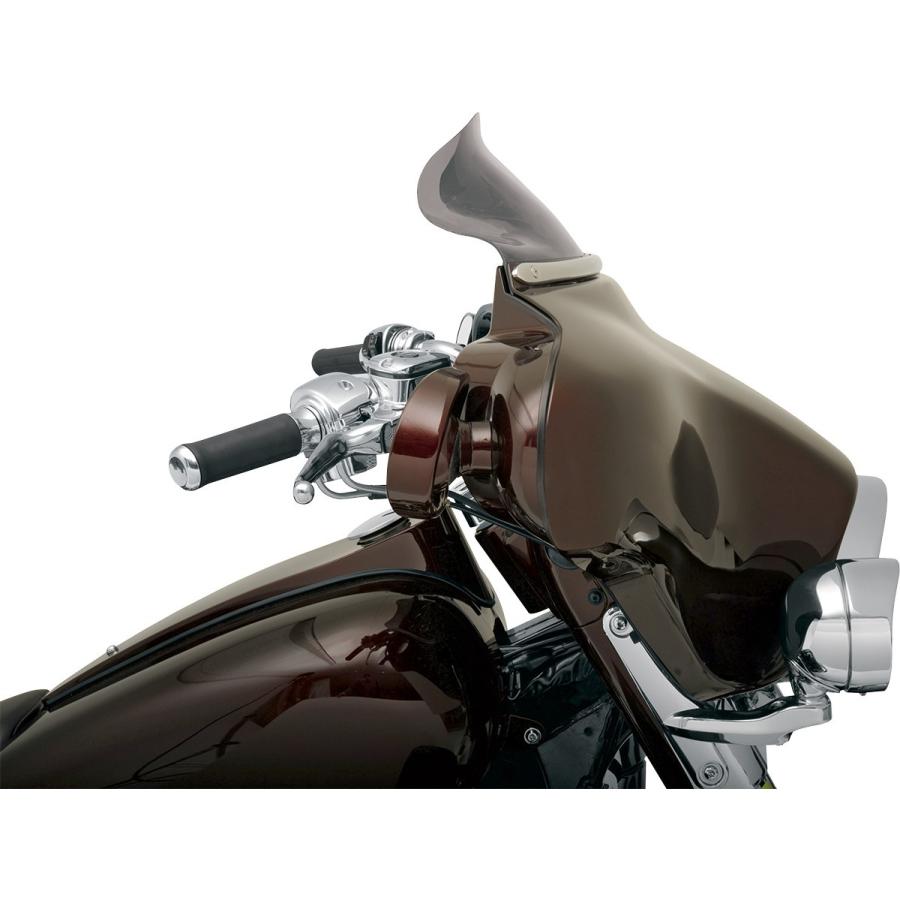 KLOCK WERKS クロックワークス ウインドシールド FLAREモデル スモーク FLHT 1996-2013用【FLARE W/S 96-13FLHT SMK [2310-0212]】 スクリーン 外装