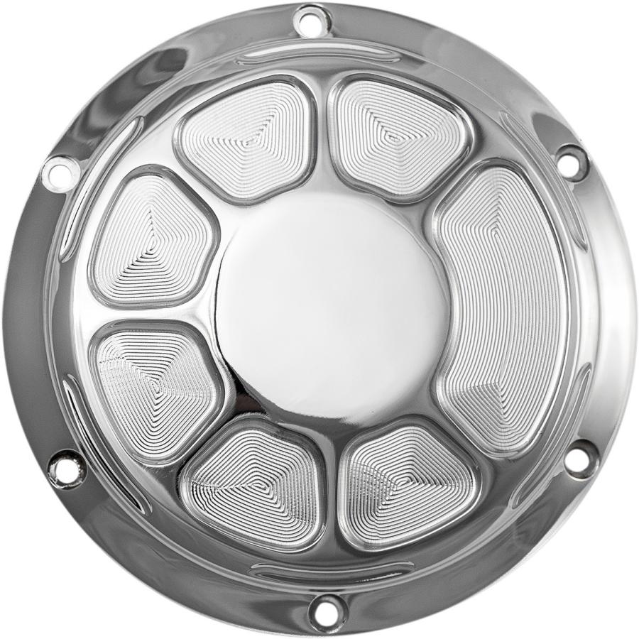FUSION BY LA CHOPPERS フュージョンバイエルエーチョッパーズ ダービーカバー クローム XL 2004-2017用【COVER DERBY 04-17 CHR [1107-0442]】 エンジンパーツ