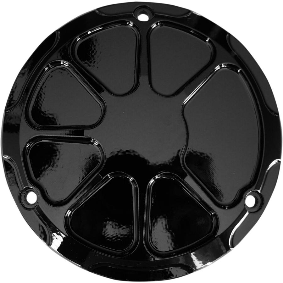 FUSION BY LA CHOPPERS フュージョンバイエルエーチョッパーズ ダービーカバー ブラック BT 1970-1998用【COVER DERBY 70-98BT BK [1107-0473]】 エンジン