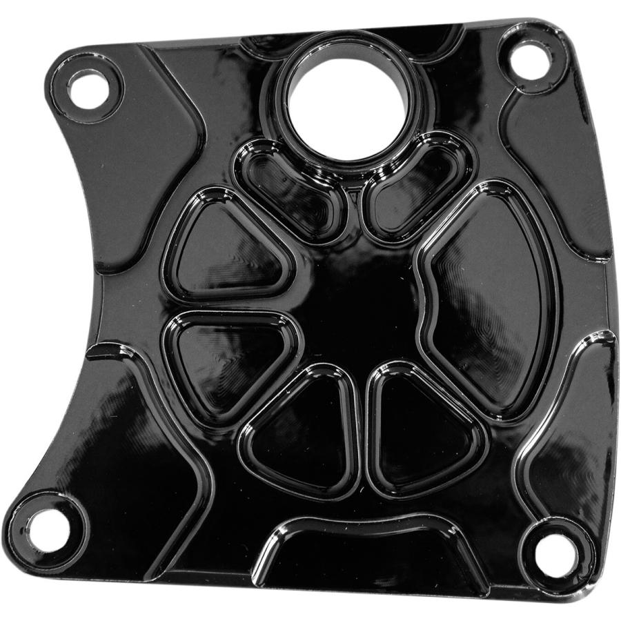 FUSION BY LA CHOPPERS フュージョンバイエルエーチョッパーズ 検査カバーブラック FXR 1985-94用 【COVER INSP 85-94 BK [1107-0476]】 その他エンジンカバー