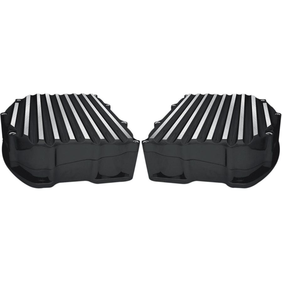 COVINGTONS コビングトン ロッカーボックスカバー T／C ブラック 【COVERS RCKR BOX T/C BLK [0940-0747]】 HARLEY-DAVIDSON ハーレーダビッドソン エンジン