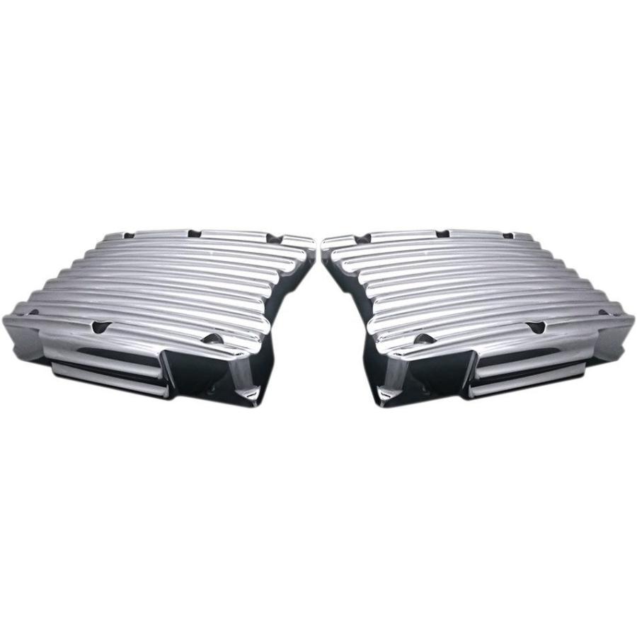 COVINGTONS コビングトン ロッカーボックスカバー T／C フィン クローム 【COVERS RKR BX T/C FIN CHR [0940-1355]】 HARLEY-DAVIDSON ハーレーダビッドソン