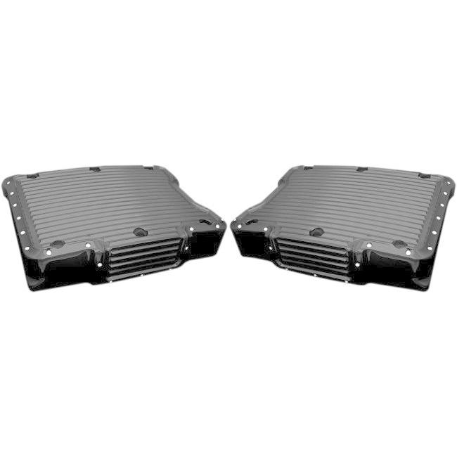 COVINGTONS コビングトン ロッカーボックスカバー T／C ディンプル ブラック 【COVERS RKR BX T/C DIM BLK [0940-1356]】 カムカバー・カムシャフトカバー