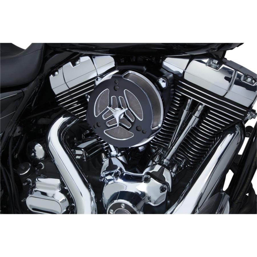 CIRO チロ エアクリーナーキット トライバー ブラック 【AIR CLRN TRI-BAR BLK [1010-1868]】 HARLEY-DAVIDSON ハーレーダビッドソン 吸気関連 エンジン