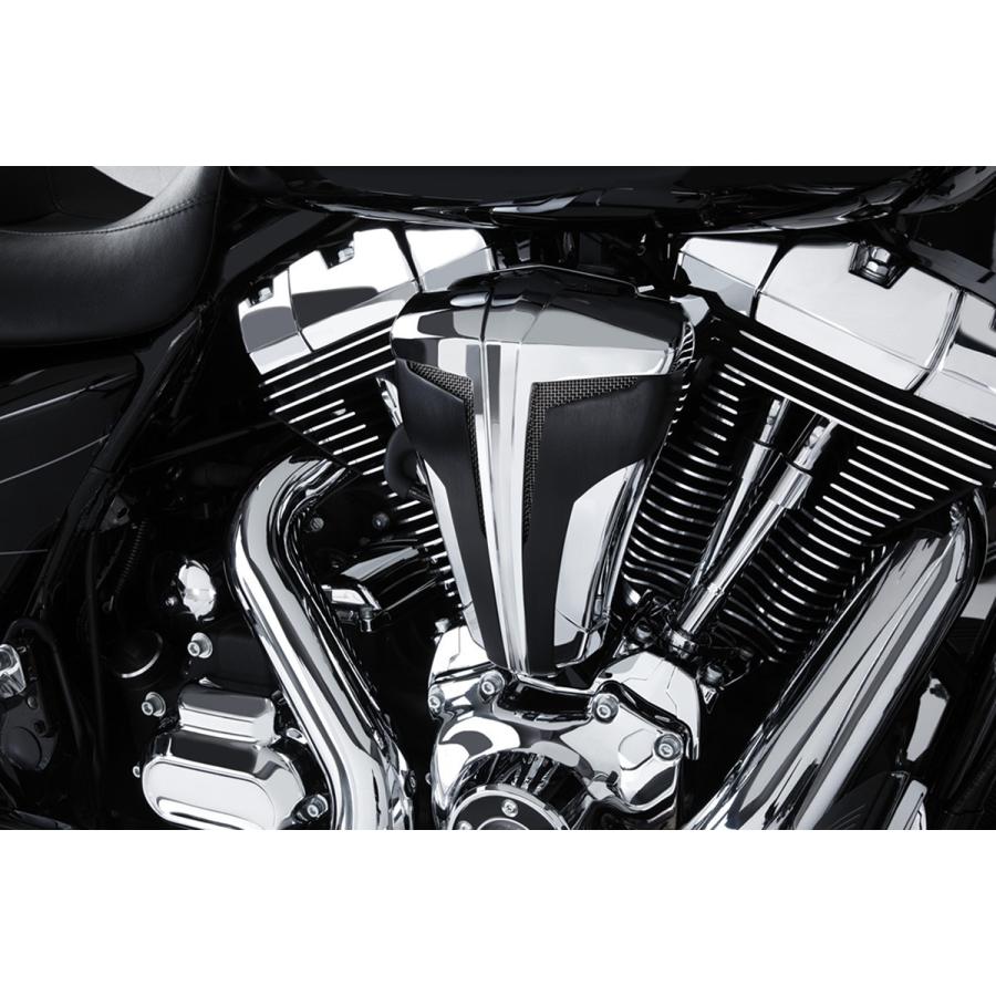 CIRO チロ エアクリーナーキット CIPHERモデル クローム／ブラック 【AIR CLNR CIPHER CHR/BLK [1010-1873]】 HARLEY-DAVIDSON ハーレーダビッドソン 吸気関連