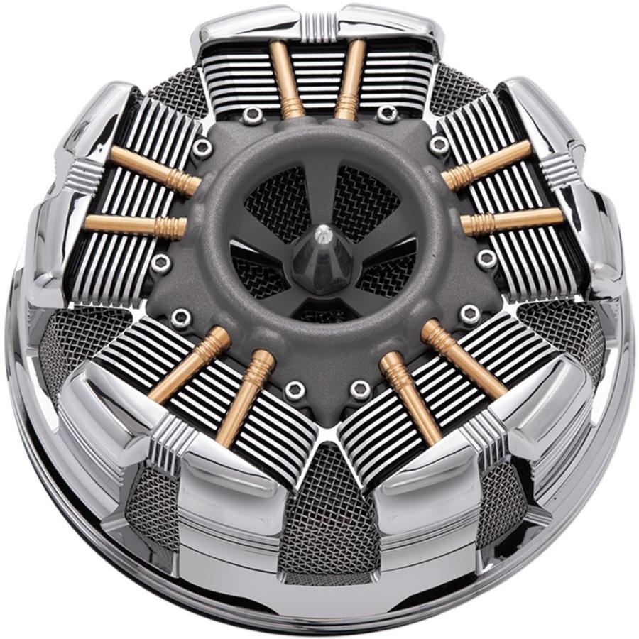 ブランド登録なし - CIRO チロ エアクリーナーキット ラジアル クローム【AIR CLNR RADIAL CHROME [1010-1876]】 HARLEY-DAVIDSON ハーレーダビッドソン 吸いいれるかかわり合い 発動機