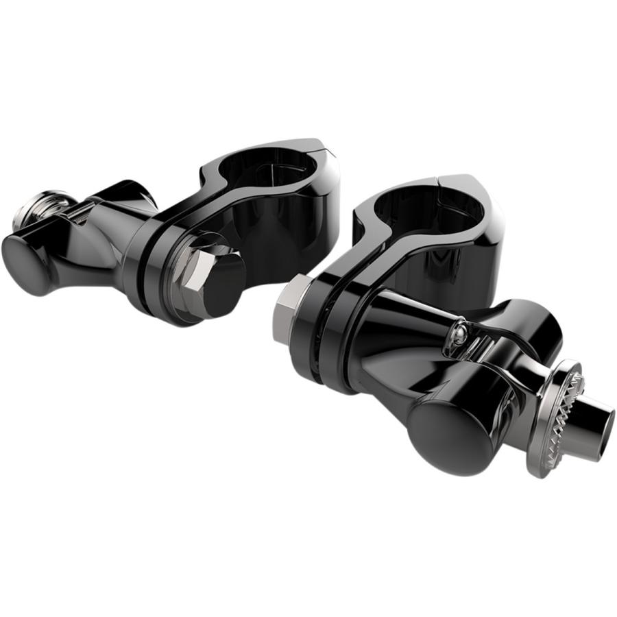 CIRO チロ クランプ ピンレス \u0026 MNT ブラック 【CLAMP PINLESS BLK [1624-0303]】 その他ステップオプション・補修部品 ステップ 足回り