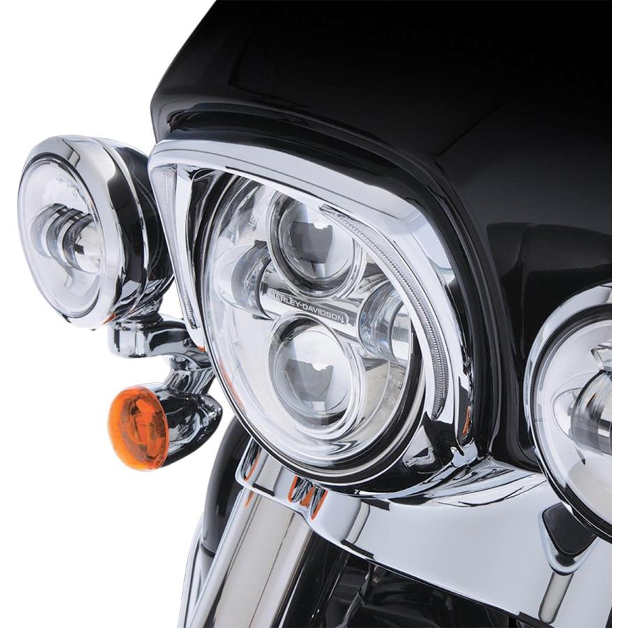 CIRO チロ ヘッドライトベゼル クローム【BEZEL HEADLIGHT CHROME [2001-1319]】 HARLEY-DAVIDSON ハーレーダビッドソン ヘッドライト 灯火類 電装系