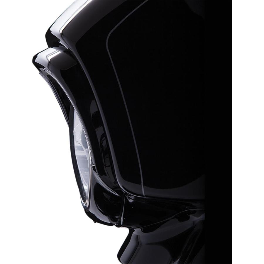 CIRO チロ ヘッドライトベゼル ブラック 【BEZEL HEADLIGHT BLACK [2001-1320]】 HARLEY-DAVIDSON ハーレーダビッドソン ヘッドライト 灯火類 電装系