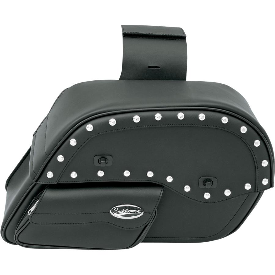 SADDLEMEN サドルメン サドルバッグ ポーチ付き DESPERADO LG用 【SBAG-W/POUCH DESP LG [3501-0385]】 サイドバッグ 車体用バッグ・ケース