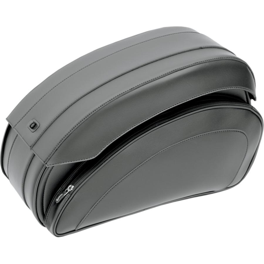 SADDLEMEN サドルメン サドルバッグ デラックス カスタム HRDW付き 【S-BAG DELUXE CSTM W/HRDW [3501-0718]】 サイドバッグ 車体用バッグ・ケース