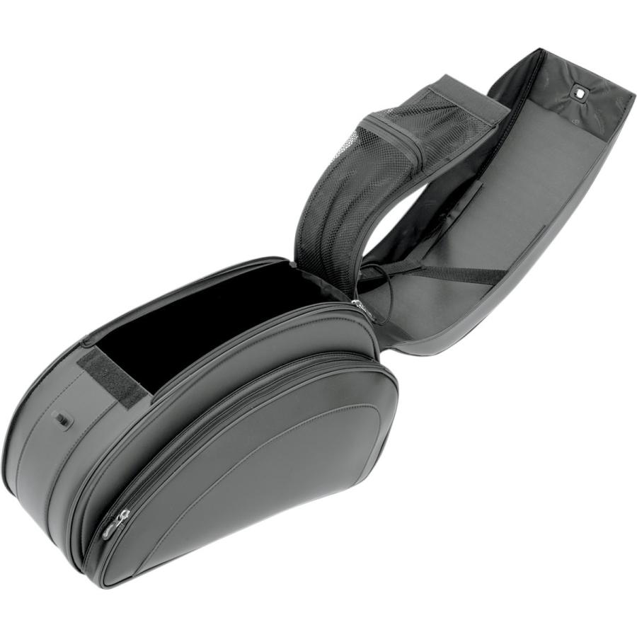 SADDLEMEN サドルメン サドルバッグ デラックス カスタム HRDW付き 【S-BAG DELUXE CSTM W/HRDW [3501-0718]】 サイドバッグ 車体用バッグ・ケース_3