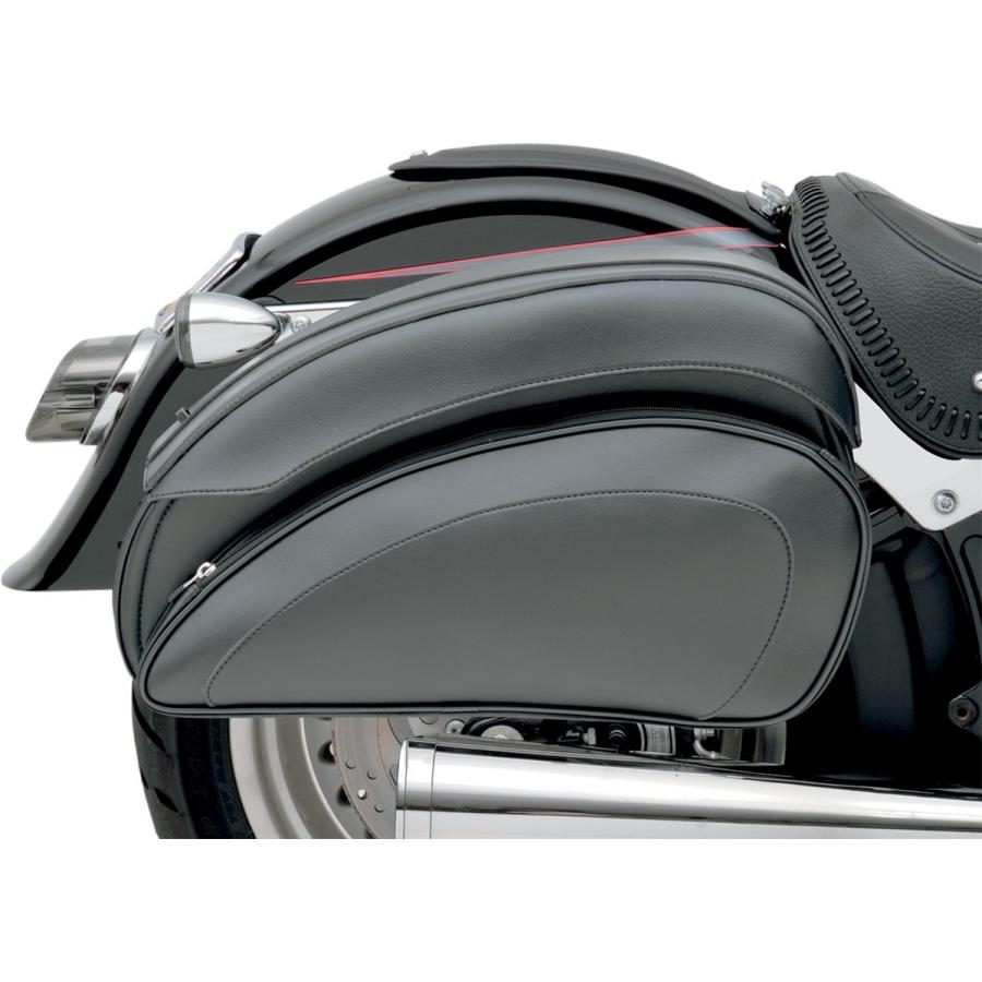 SADDLEMEN サドルメン サドルバッグ デラックス カスタム HRDW付き 【S-BAG DELUXE CSTM W/HRDW [3501-0718]】 サイドバッグ 車体用バッグ・ケース_4