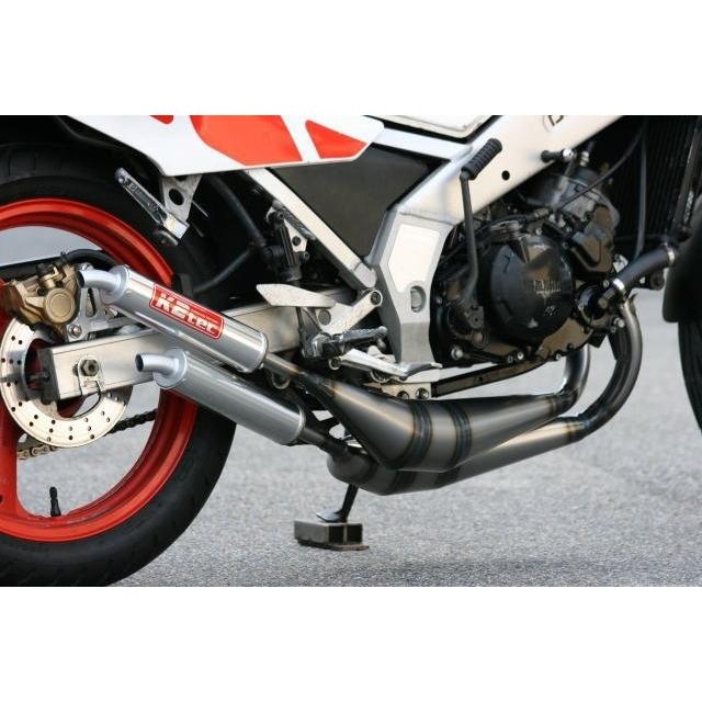 K2TEC ケイツーテック 右2本クロスチャンバー TYPE-1 TZR250 YAMAHA ヤマハ チャンバー マフラー_2