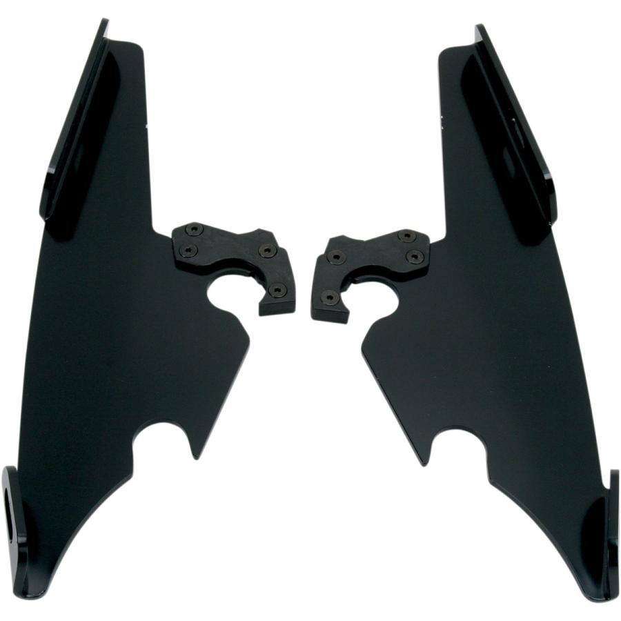 MEMPHIS SHADES メンフィスシェイズ プレートキット トリガーロック ブラック F/S VR用【PLATE KIT TL VR BLK [2320-0066]】 スクリーン取付けステー・部品