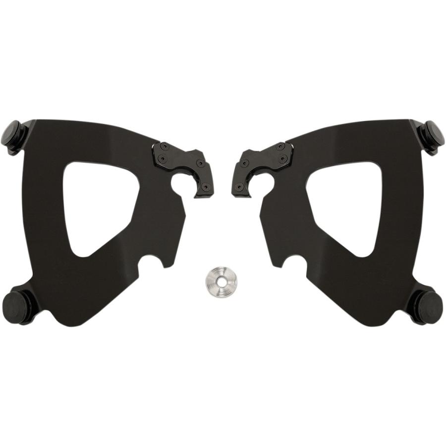 MEMPHIS SHADES メンフィスシェイズ プレートキット ガントレット ブラック FXDL 2014-17用【PLA KIT GAU 14-17FXDL BLK [2320-0181]】 外装