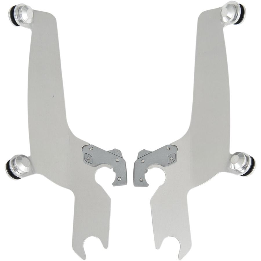 MEMPHIS SHADES メンフィスシェイズ プレートキット トリガーロック ステンレス YAMAHA/KAWASAKI用 【PLATE KIT TL S/S YAM KAW [2321-0087]】 外装