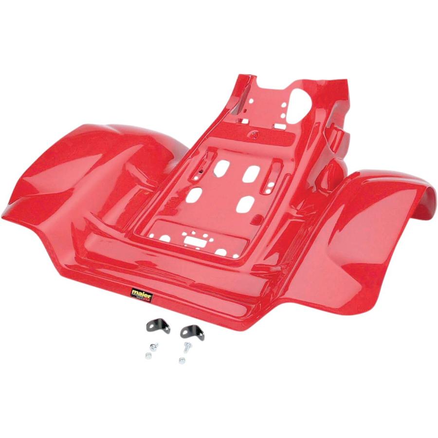 MAIER メイヤー リアフェンダー レッド ATV用【ATV FENDER-REAR， RED [M11710]】 TRX250R FourTrax 1986 - 1989 HONDA ホンダ フェンダー関連 外装