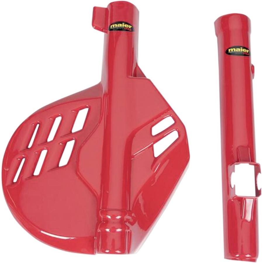 MAIER メイヤー フォーク/ディスクガードレッド CR/XR用【FORK/DISC GUARD CR/XR RED [M59620R]】 HONDA ホンダ ディスクガード 外装