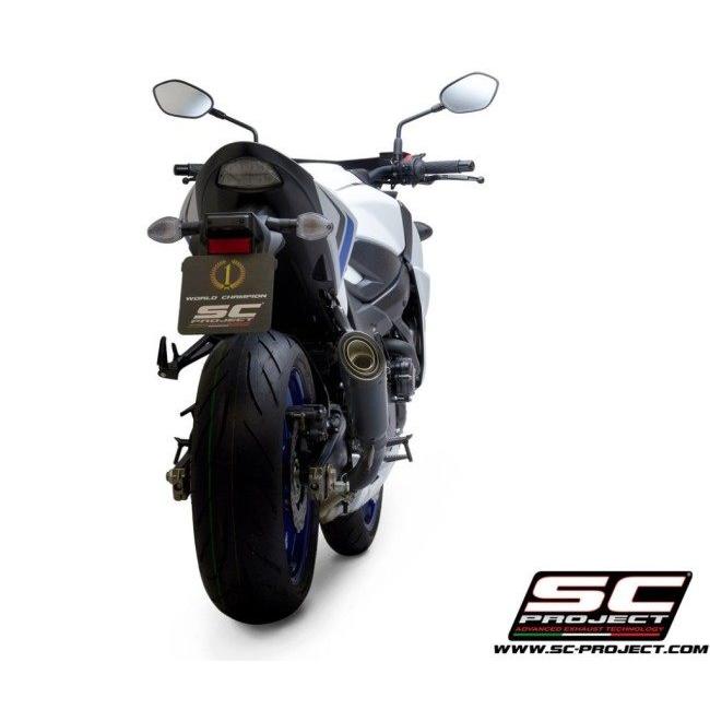 SC-PROJECT SCプロジェクト S1 スリップオンサイレンサー＆フルチタンリンクパイプ “ブラックエディション” GSX-S 750 SUZUKI スズキ スリップオンマフラーの画像