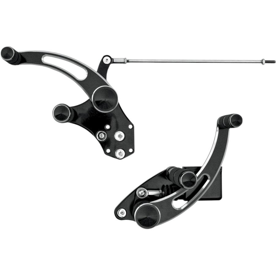 ACCUTRONIX アキュトロニクス フォワードコントロール SLOT ブラック FXST用【FWD CNTRL FXST BLK [1622-0207]】 HARLEY-DAVIDSON ハーレーダビッドソン 足回り