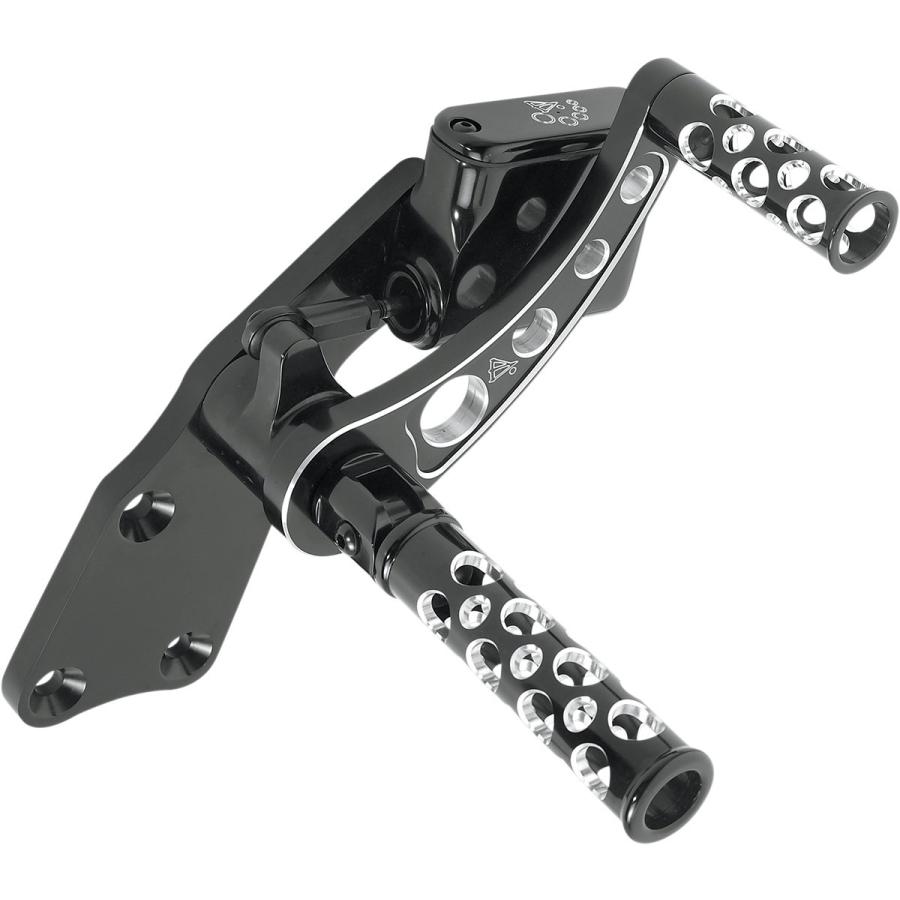BATTISTINIS バチスチニス フォワードコントロール ブラック FXS 2000-13【FWD CRTL 00-13 BLK [1622-0182]】 HARLEY-DAVIDSON ハーレーダビッドソン ステップ_1