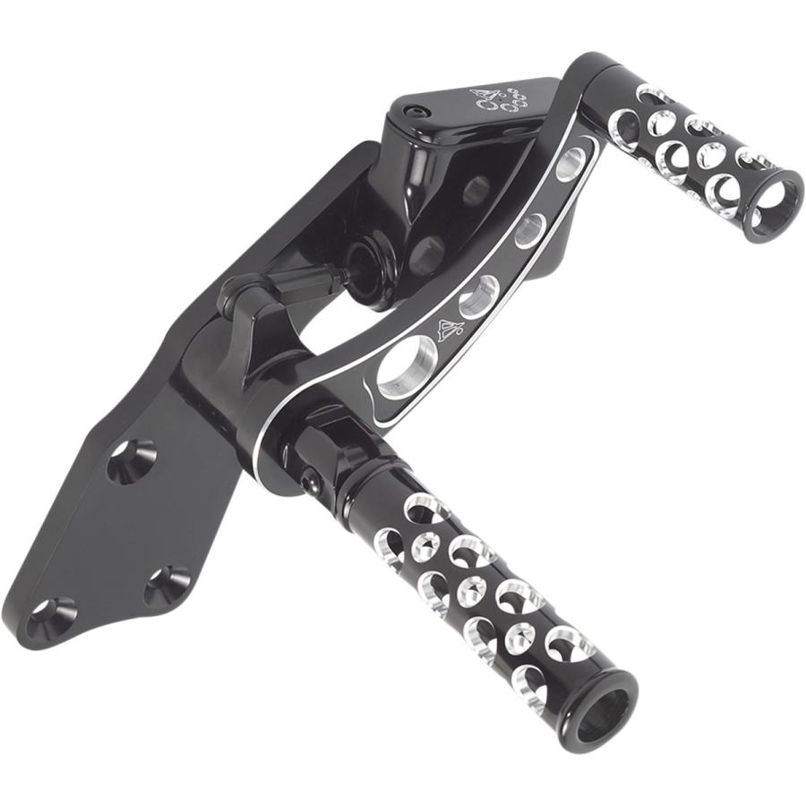 BATTISTINIS バチスチニス フォワードコントロール ブラック 1986-1999用【FWD CNTL 86-99 BLK [1622-0341]】 HARLEY-DAVIDSON ハーレーダビッドソン ステップ_1