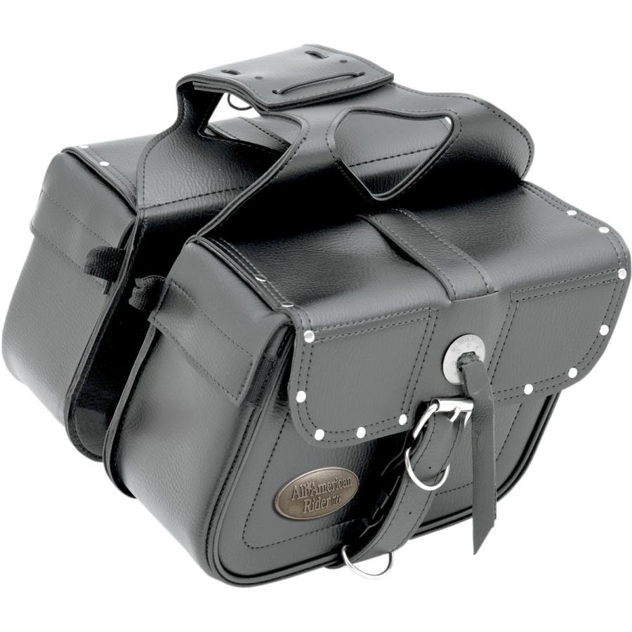ALL AMERICAN RIDER オールアメリカンライダー サドルバッグスラントフラップオーバー MD RVT 【SBAG SLT FLP OVR [3501-0644]】 サイドバッグ