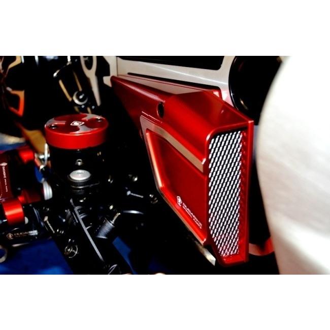 DUCABIKE (DBK) ドゥカバイク (ディービーケー) ホリゾンタル エアインテーク カラー：レッド XDIAVEL S DUCATI ドゥカティ サイドカウル・サイドカバー 外装