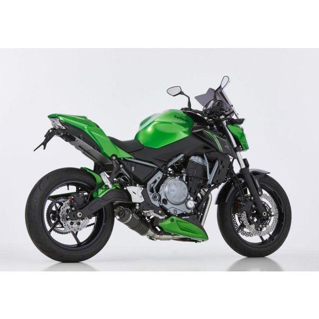 スチール製 ブラックマフラー 2本セット Shark（シャーク） ストリート GP フルエキゾーストマフラー Ninja 650