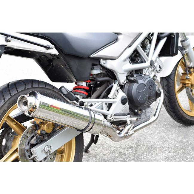 Realize ホンダVTR250 マフラー サイレンサー50.8π GPサイレンサー マフラー カーボン 260mm 50.8mm/ 50.8パイ汎用 FTR223