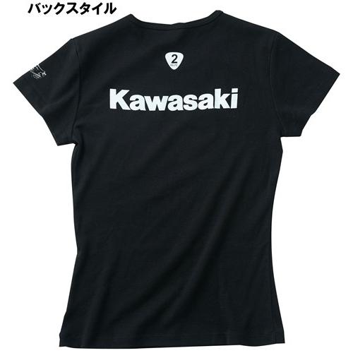 KAWASAKI KAWASAKI:カワサキ カワサキ オートバイTシャツ レディース サイズ：M｜webike｜02