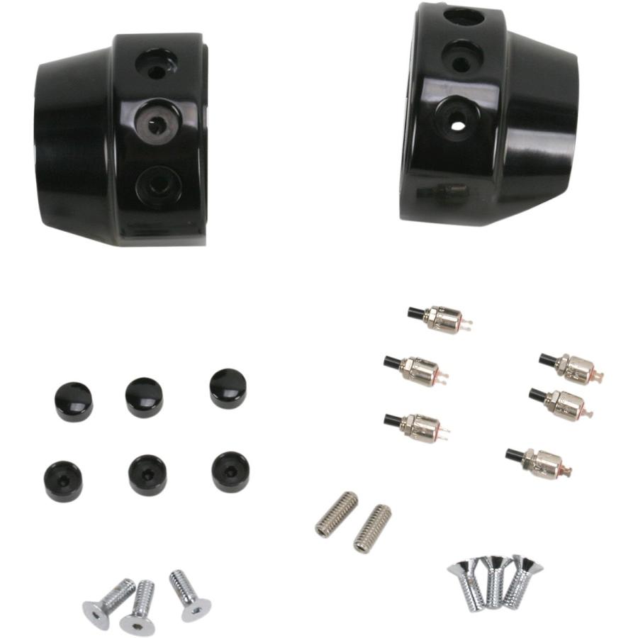 HAWG HALTERS ホグハルターズ スイッチアッシー 3BTN ブラックアルマイト【SWITCH ASSY BLK ANO [0616-0087]】 ハンドルスイッチ・スイッチボックス ハンドル