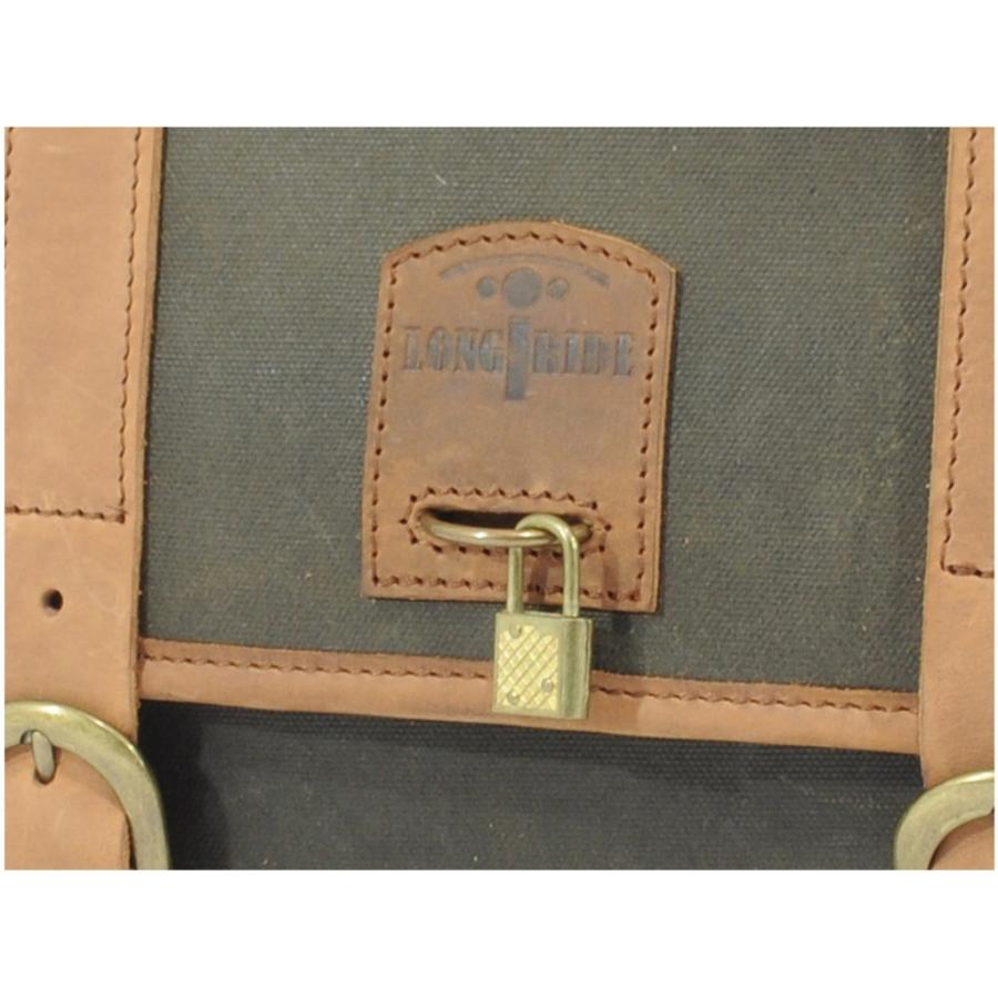 LONGRIDE ロングライド ヘリテージ サドルバッグ・リッドフラップ カラー：カーキ サイドバッグ 車体用バッグ・ケース | ブランド登録なし | 04