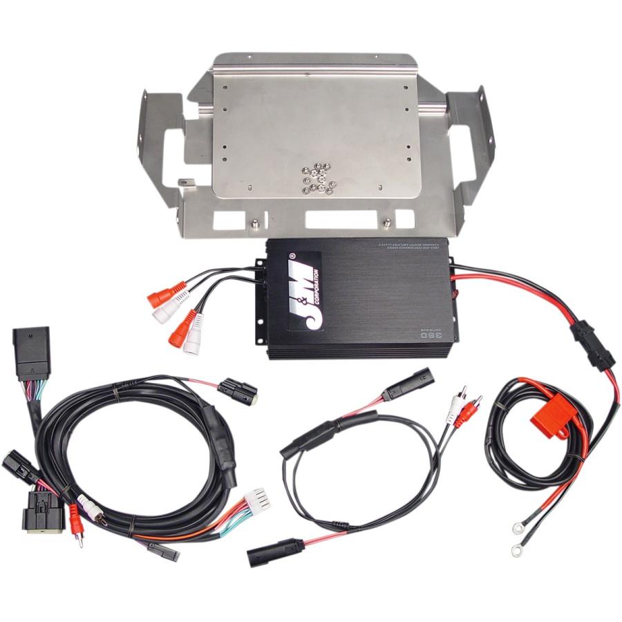 J \u0026 M ジェーアンドエム アンプキット PERFORMANCE SERIESモデル 360W4 クローム FLHT 2014-17 【AMP PRF 360W4CH 14-17FLHT】 オーディオパーツ 電装系