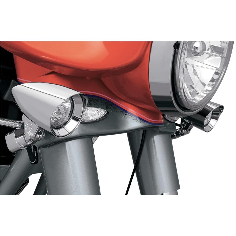 HEADWINDS ヘッドウィンズ ハロゲン スポットライト 2” コンコース バイザー付き【2”CON SPOTLIGHT W/VISOR [0901-2900]】 ヘッドライト 灯火類 電装系の画像